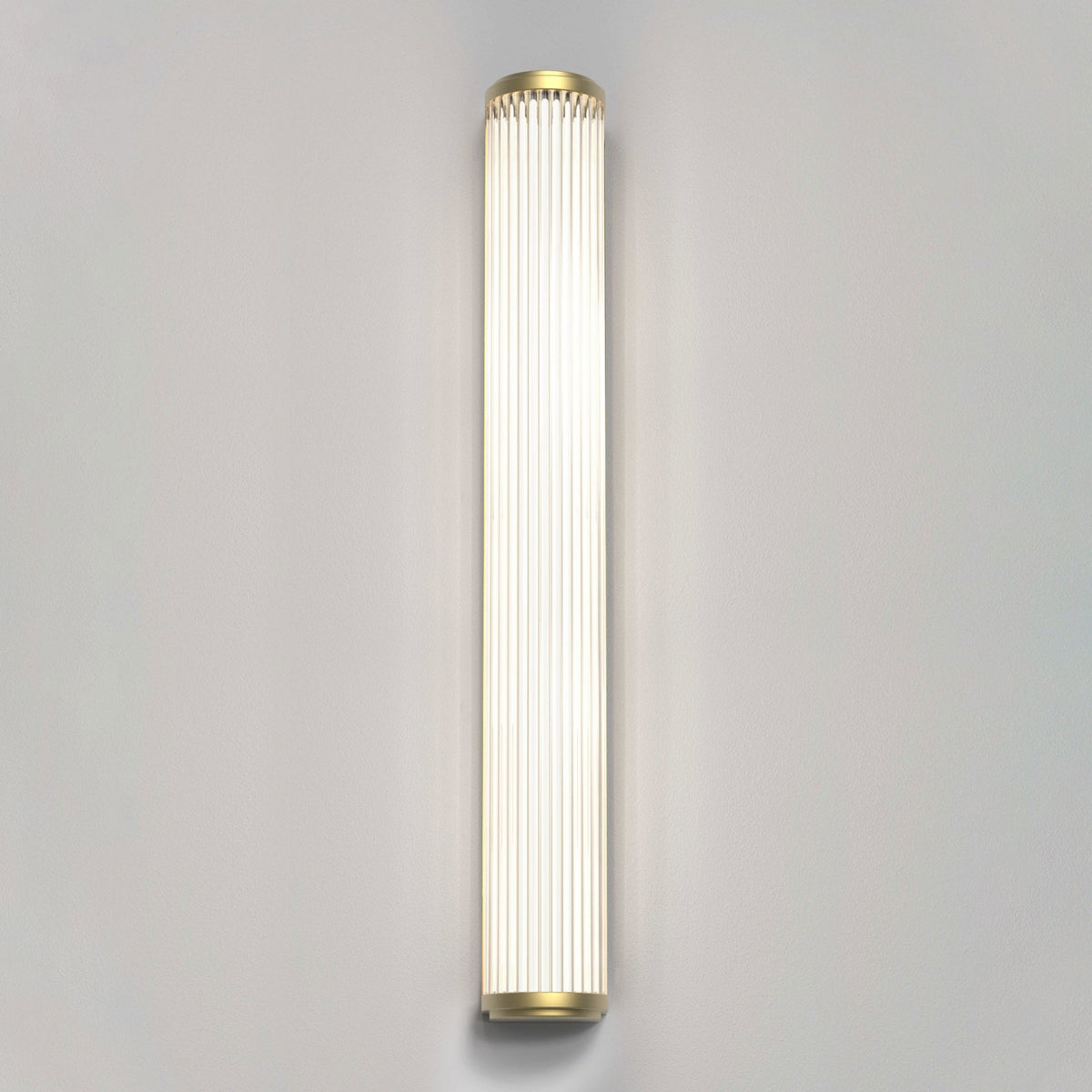 Versailles 600 LED IP44 Bathroom Wall Light in Matt Gold