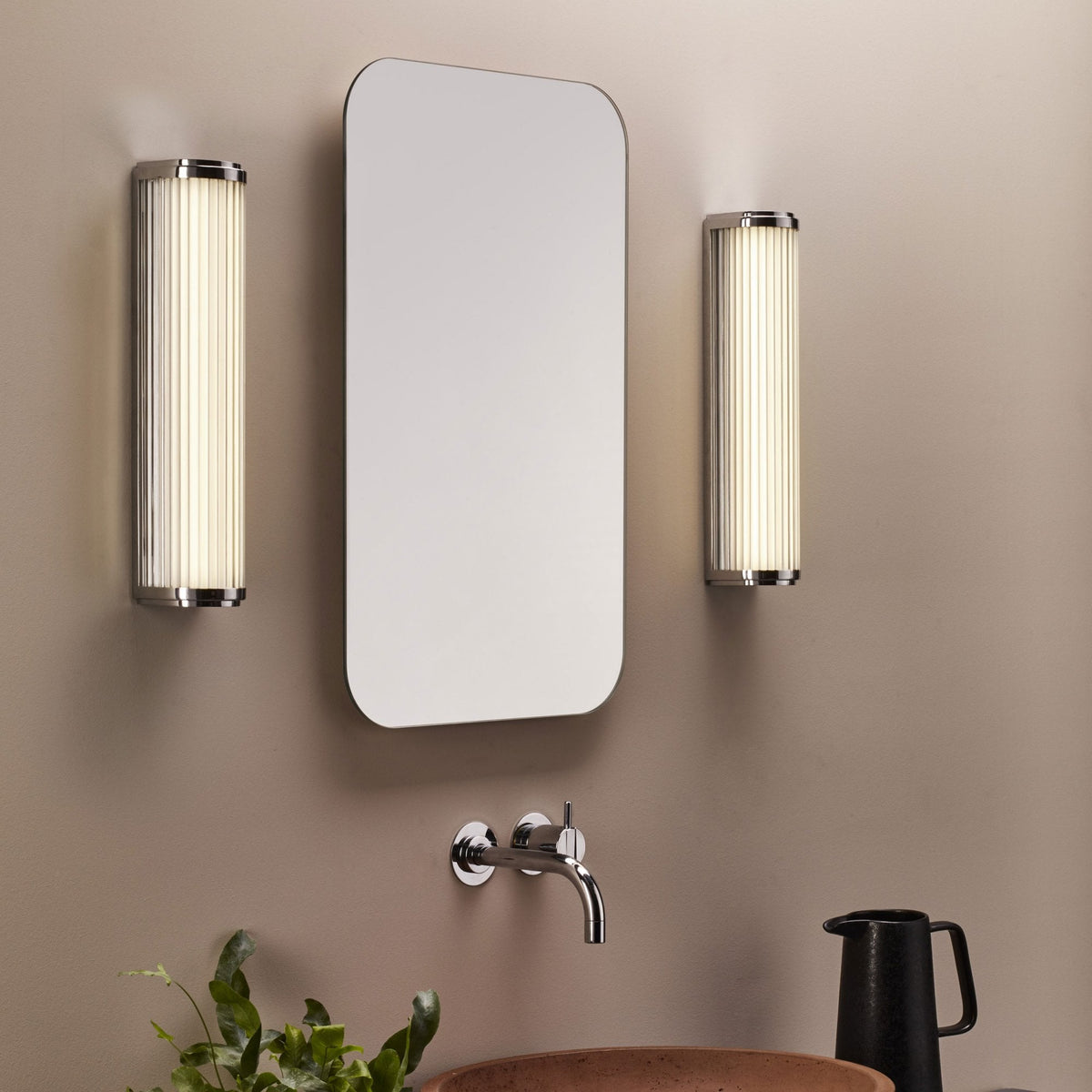 Versailles 370 LED IP44 Bathroom Wall Light in Polished Chrome