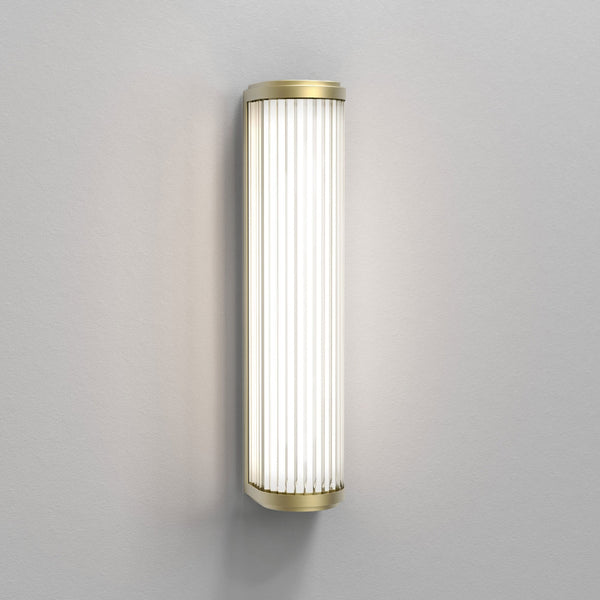 Versailles 370 LED IP44 Bathroom Wall Light in Matt Gold