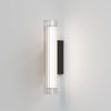 io 420 LED IP44 Wall Light in Matt Black