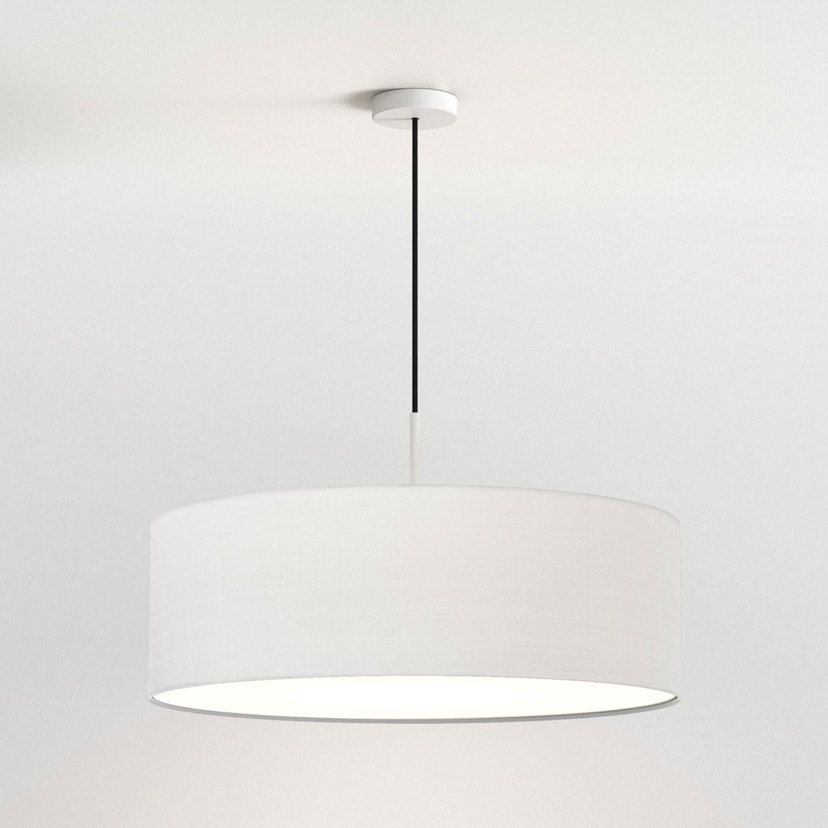 Cambria Pendant in Matt White