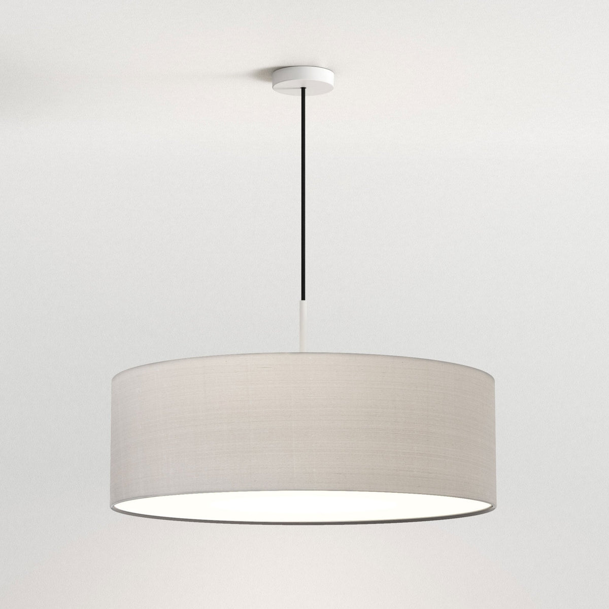 Cambria Pendant in Matt White