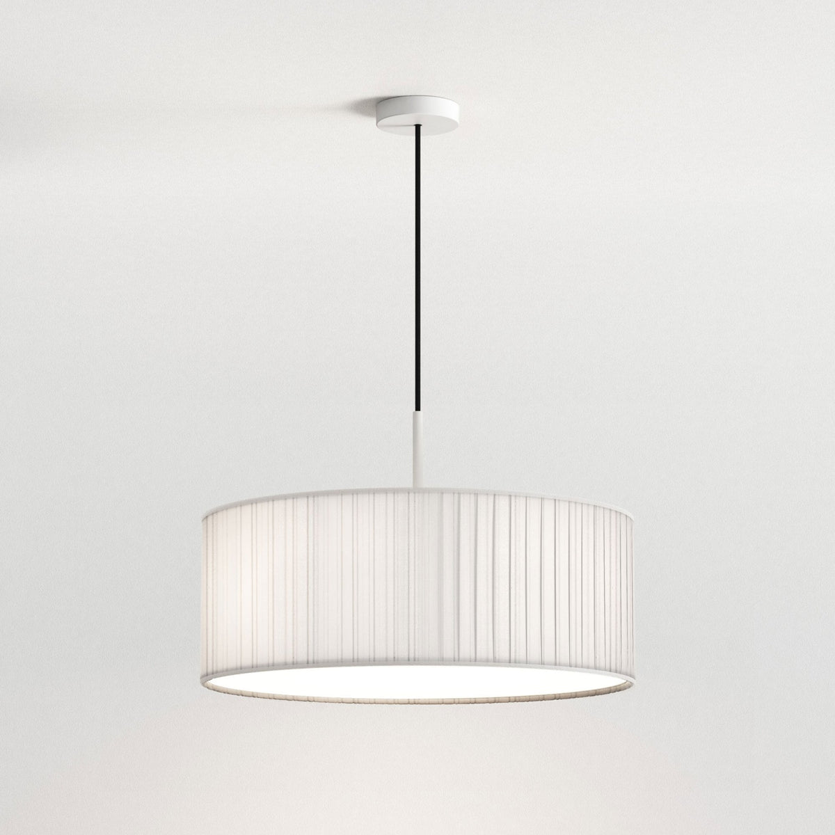Cambria Pendant in Matt White