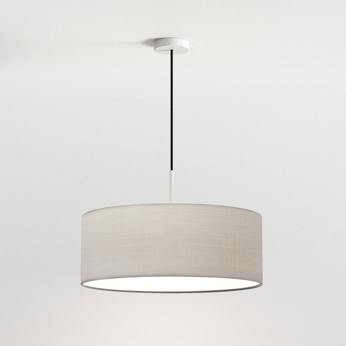 Cambria Pendant in Matt White