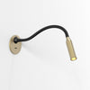 Lucca Recessed Switched LED Reading Light in Matt Gold