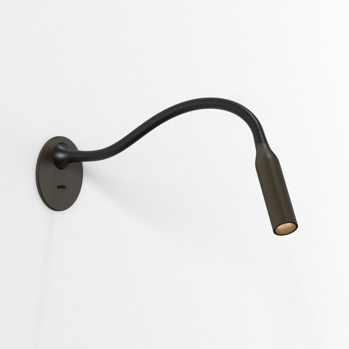 Lucca Recessed Switched LED Reading Light in Bronze