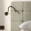 Lucca Recessed Switched LED Reading Light in Bronze