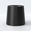 Tapered Drum 155 Steel Shade in Matt Black