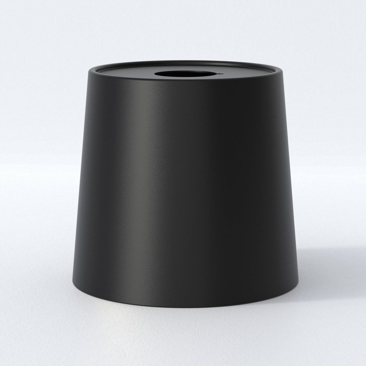 Tapered Drum 155 Steel Shade in Matt Black