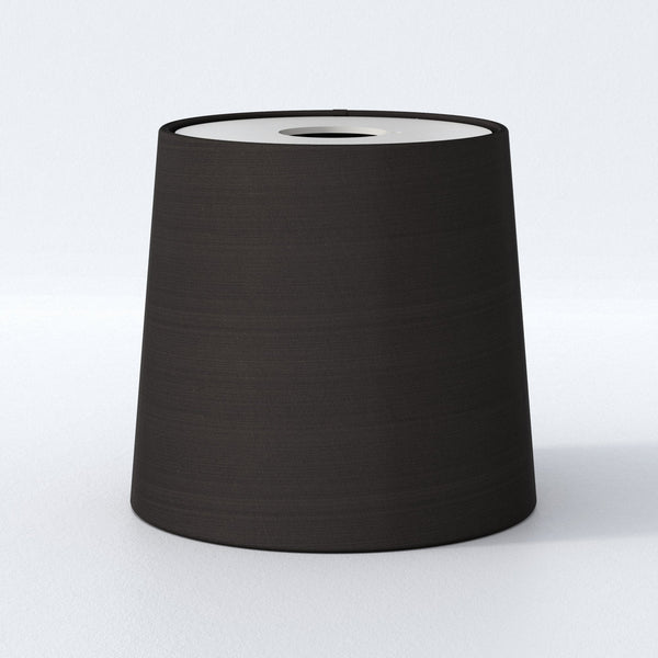 Tapered Drum 155 Fabric Shade in Black