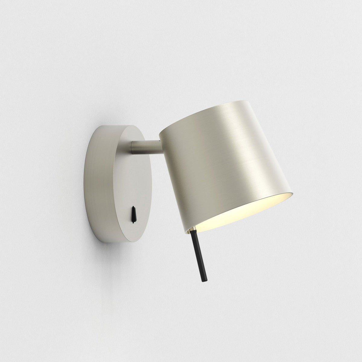 Miura Adjustable LED Wall Light in Matt Nickel