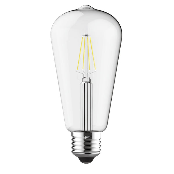 Classic E27 Rustica Neutral White Pear Shaped LED 4W 4000K 470lm