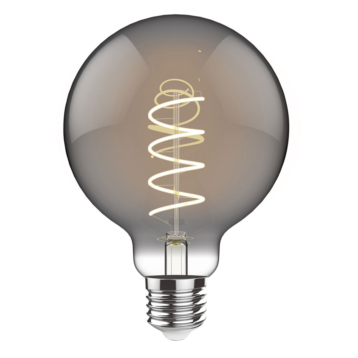 Classic E27 Dimmable Extra Warm White Smoked 80mm LED Globe 4W 2100K 120lm