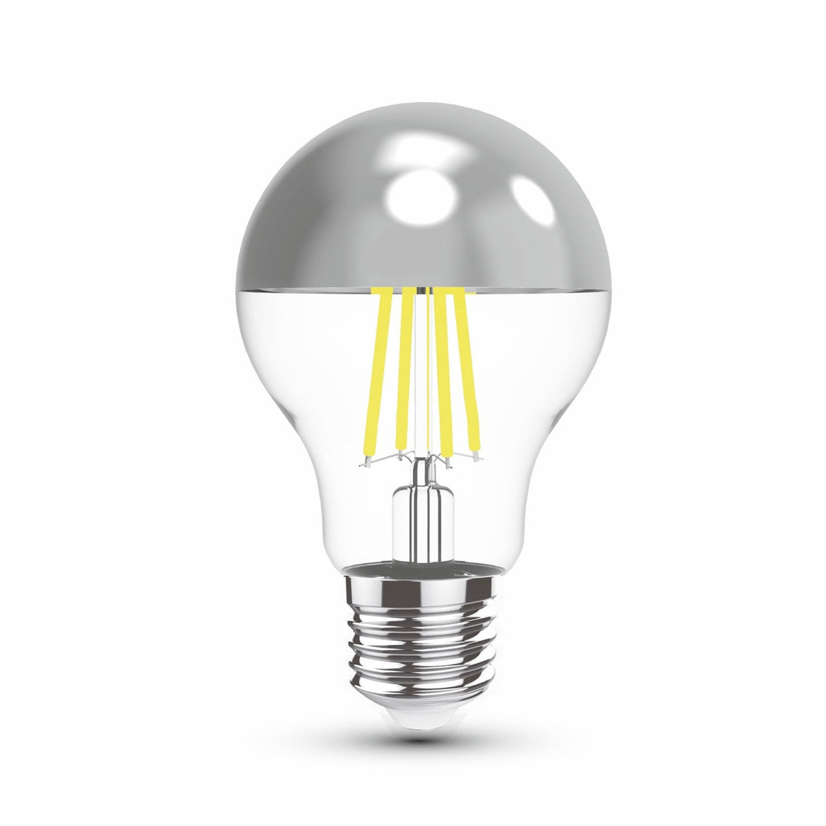 Classic Deco E27 Warm White Silver Top GLS LED 4W 2700K 330lm