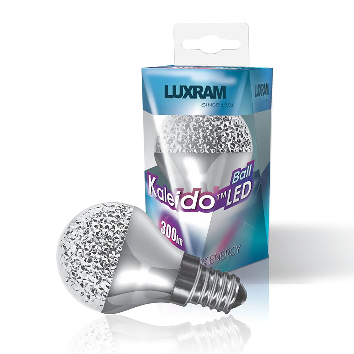 Kaleido E14 Dimmable Cool White LED Golf Ball 3.5W 6400K 270lm