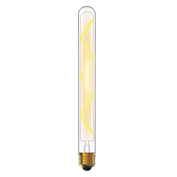 Classic Deco E27 LED 280mm Clear X Filament Tubular Dimmable 6W 2700K 500lm