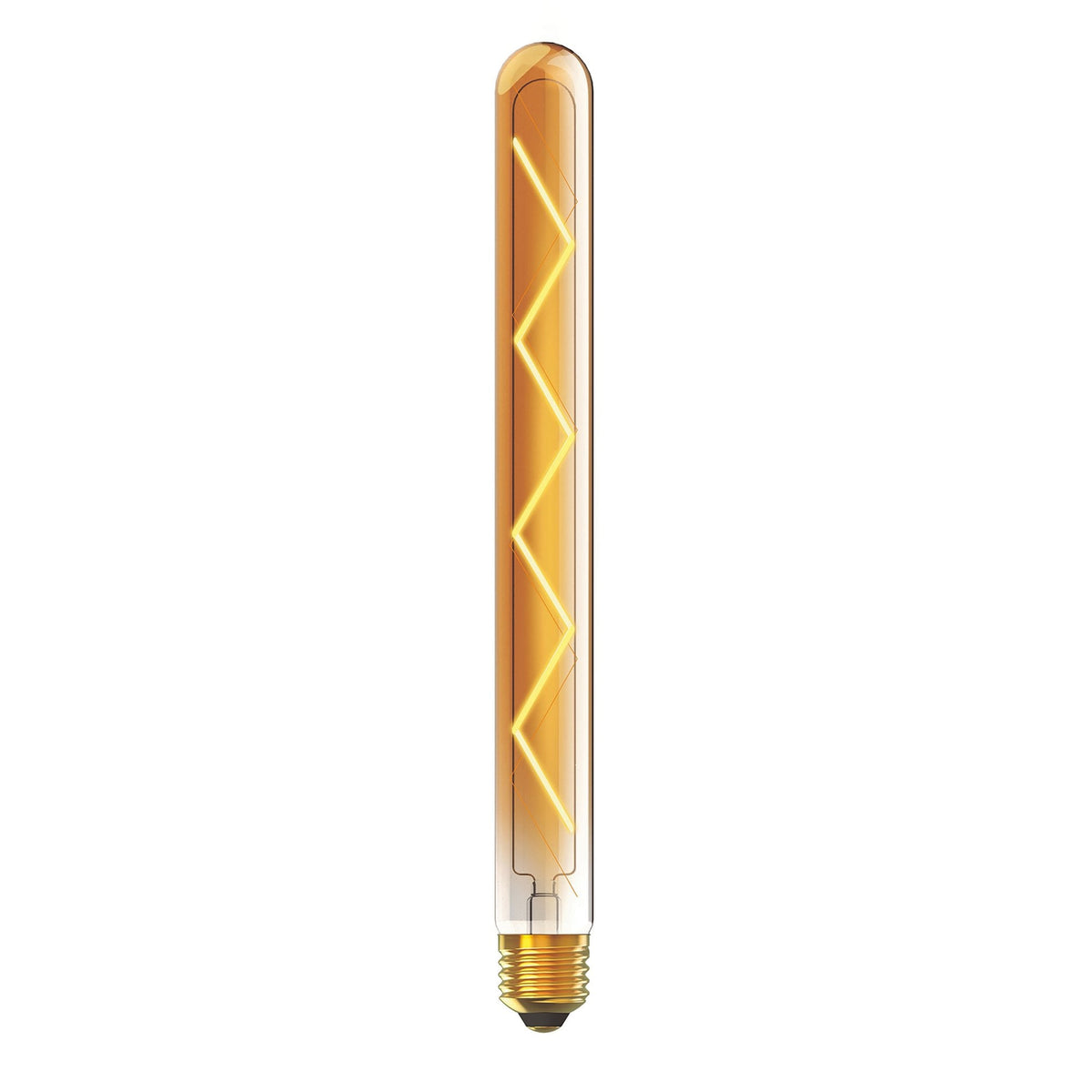 Classic Deco Gold E27 Dimmable Extra Warm White X Filament LED 280mm Tube 6W 1800K 500lm