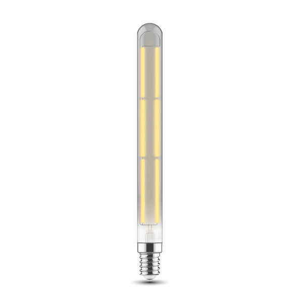 Classic Deco Smoked E14 Dimmable Neutral White Straight Filament LED 280mm Tube 6W 4000K 500lm