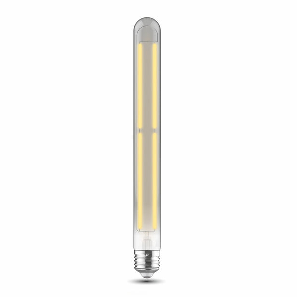Classic Deco Smoked E27 Dimmable Neutral White Straight Filament LED 280mm Tube 6W 4000K 500lm