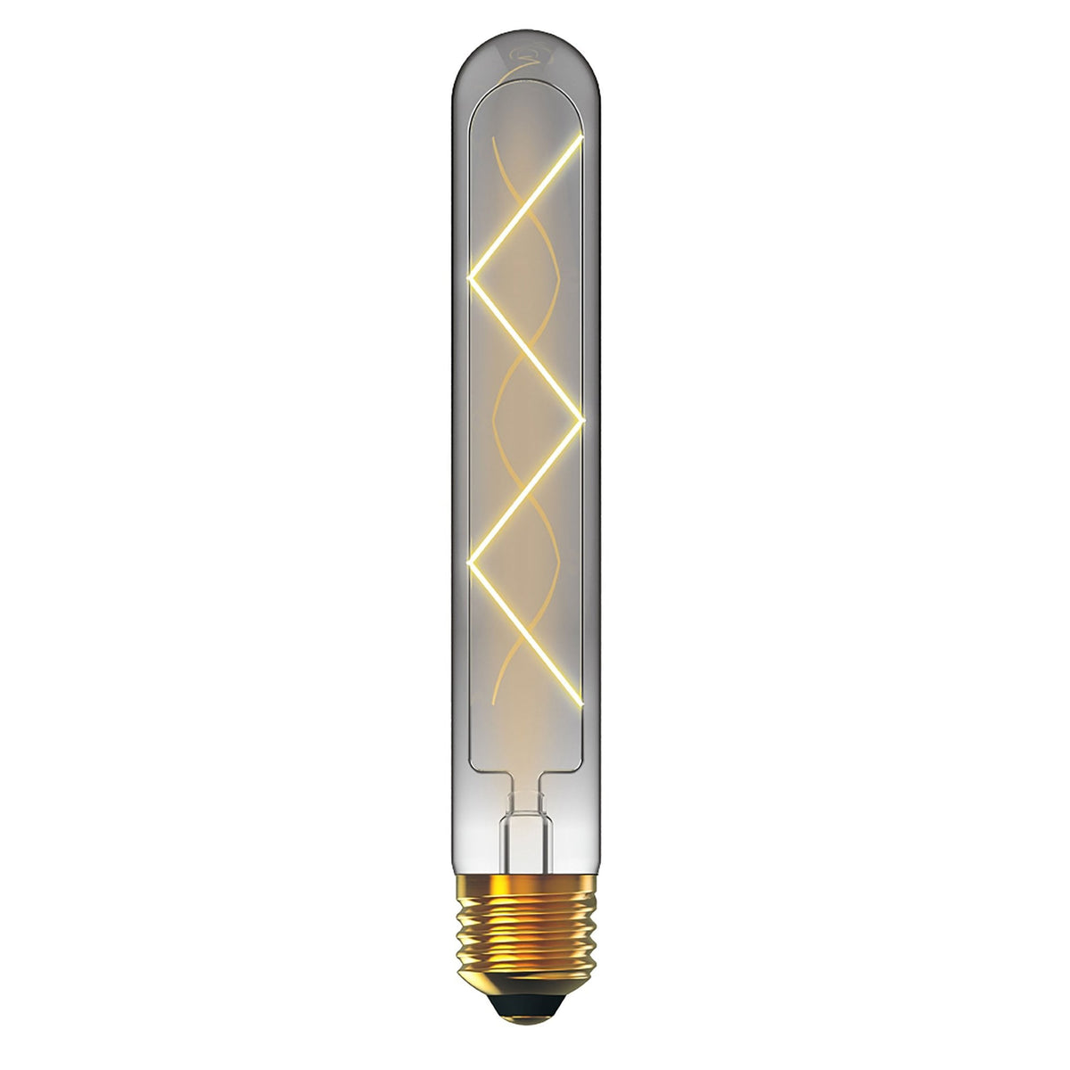 Classic Deco Smoked E27 Dimmable Neutral White X Filament LED 185mm Tube 4W 4000K 300lm