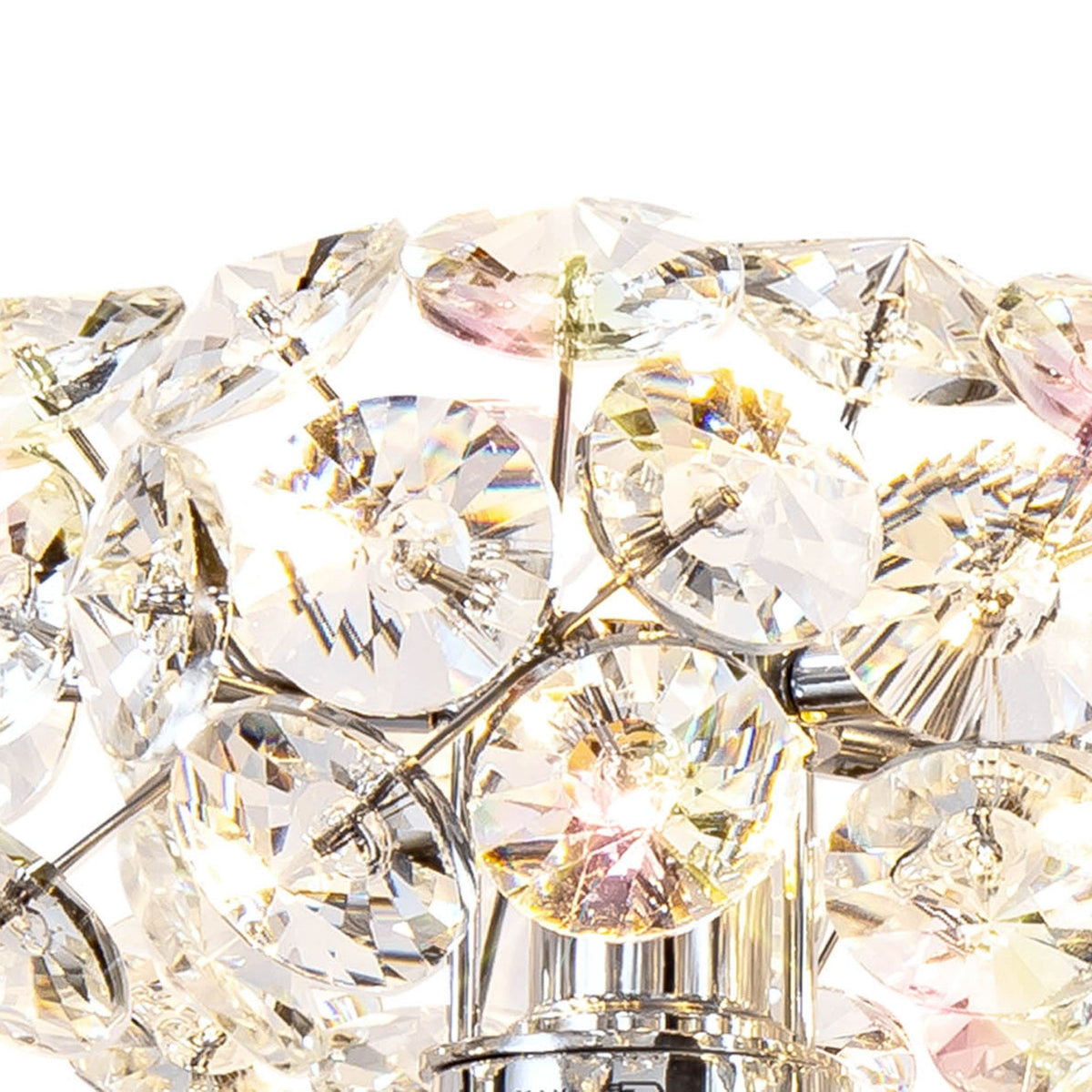 Bridestowe Wall Light in Polished Chrome & Clear Crystal