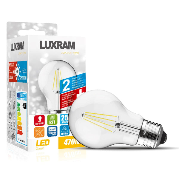 Classic E27 Neutral White LED GLS 6.5W 4000K 806lm