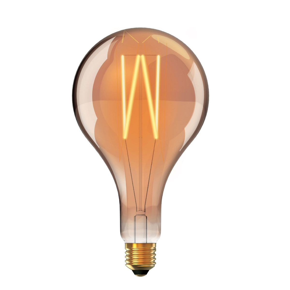 Classic Deco E27 Dimmable Amber LED XL GLS 8W 1800K 630lm
