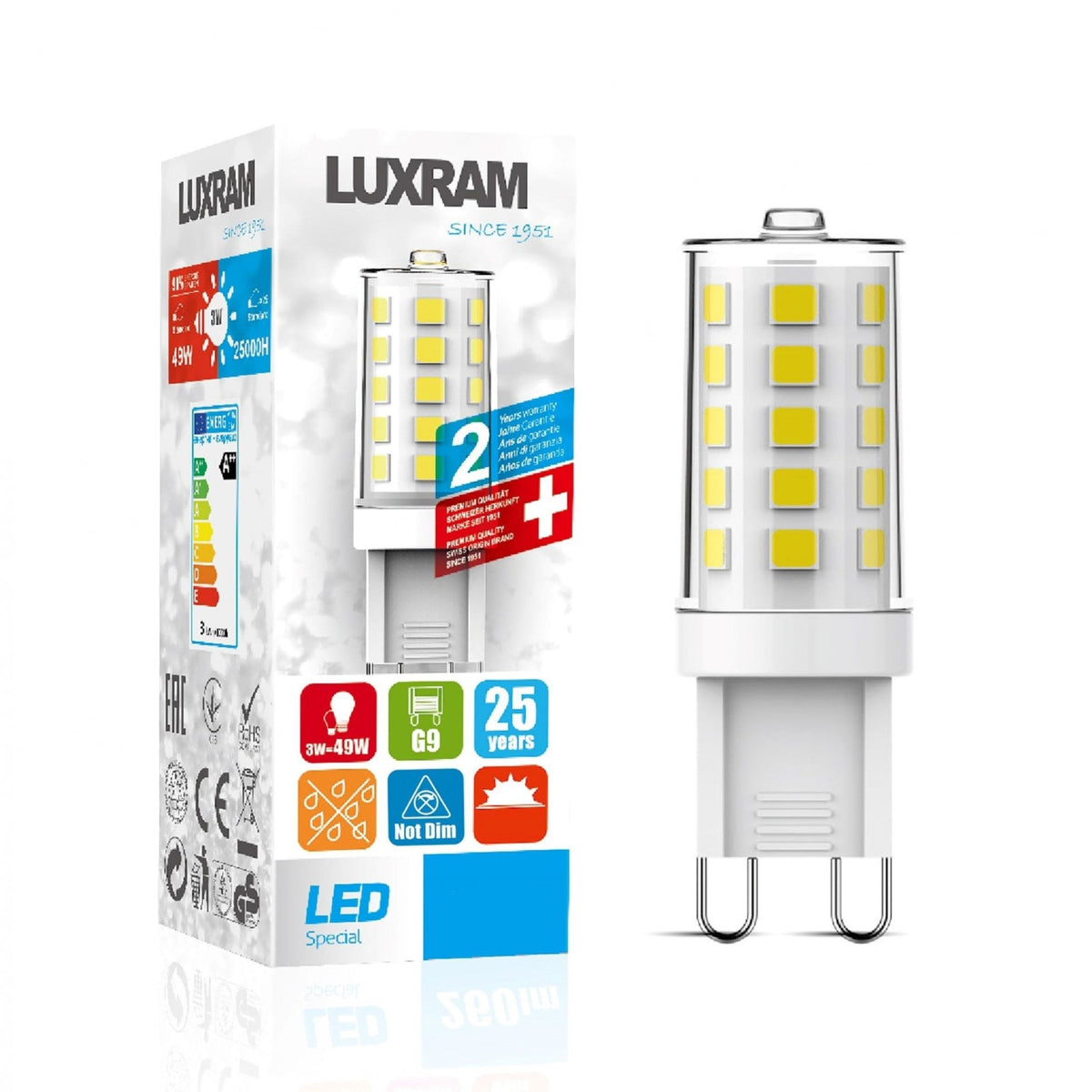 Pixy G9 CCT LED Switchable Colour Temperature 5W 450lm