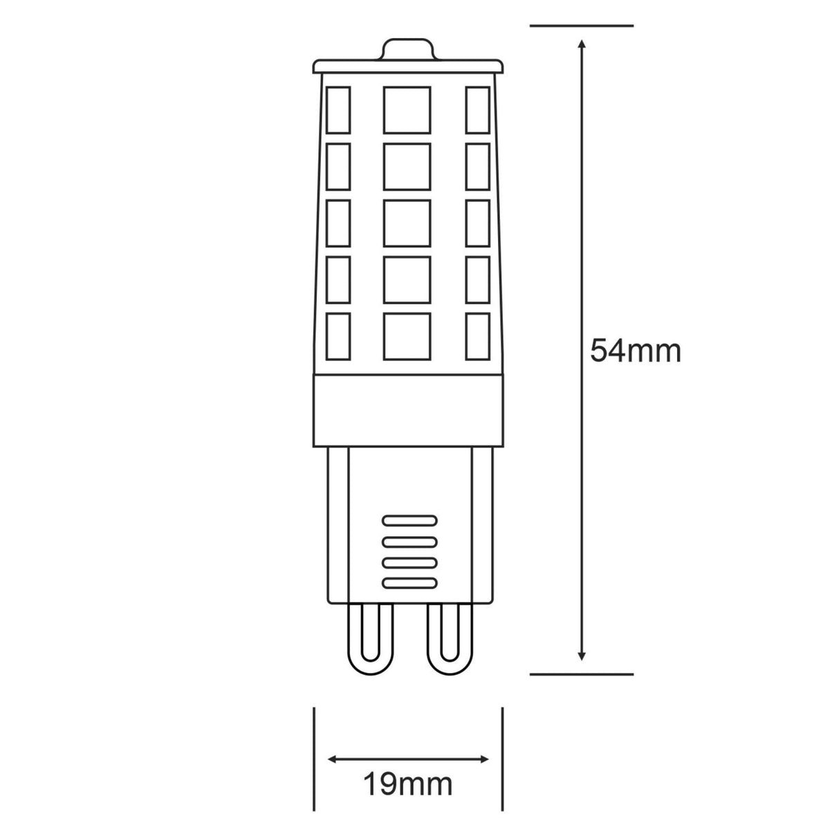 Pixy G9 CCT LED Switchable Colour Temperature 5W 450lm