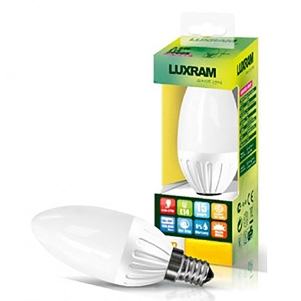 E14 Warm White LED Candle Plus 3.5W 3000K 280lm