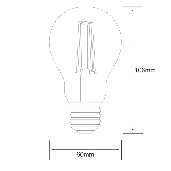 Classic E27 Warm White LED GLS 4W 2700K 470lm