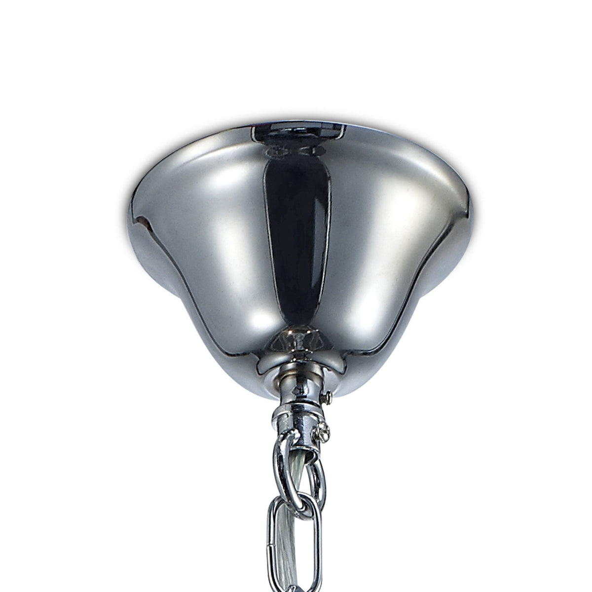 Nolan 3 Light Glass Pendant in Chrome with Clear Glass