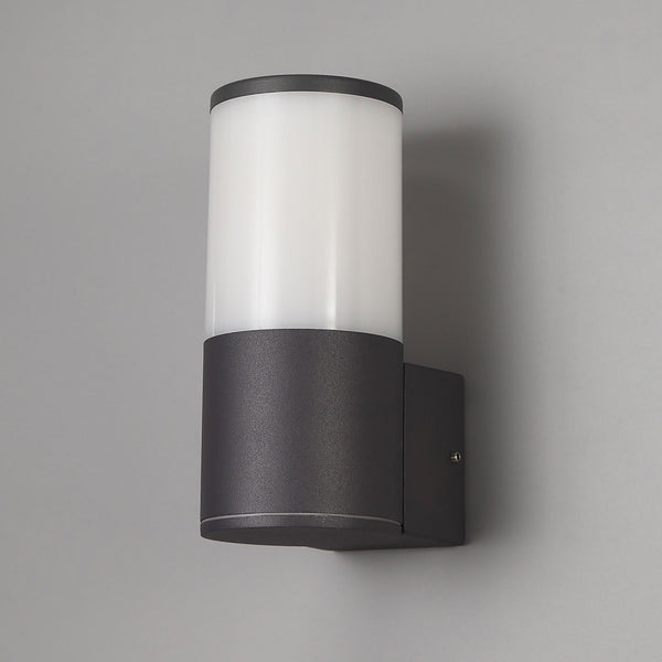 Merrivale IP54 Exterior Wall Light in Anthracite with Opal Diffuser