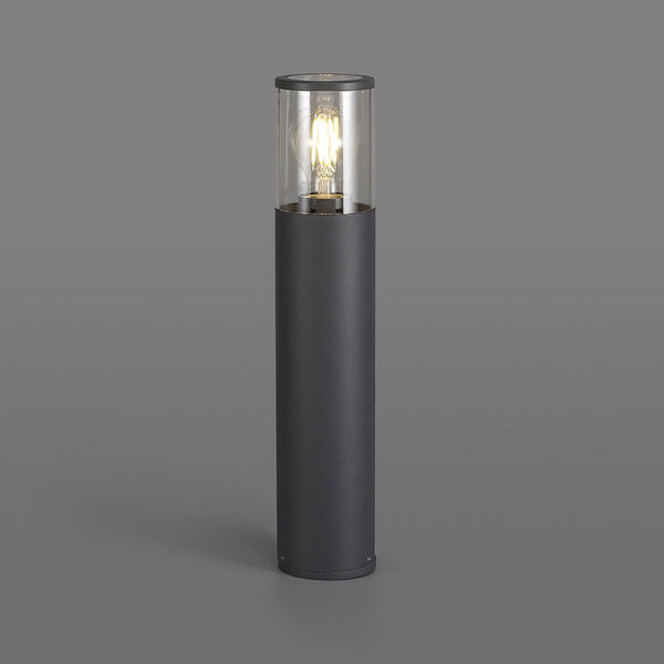 Merrivale IP54 Exterior 45cm Post Light in Anthracite with Clear Diffuser