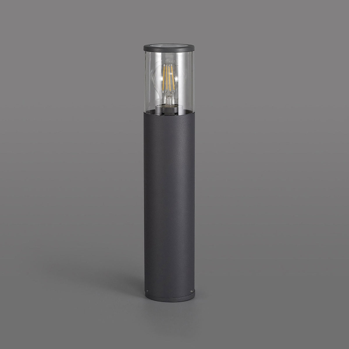 Merrivale IP54 Exterior 45cm Post Light in Anthracite with Clear Diffuser