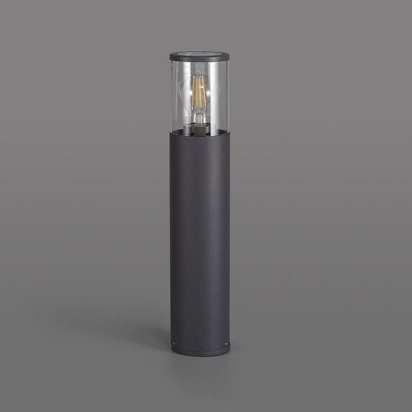 Merrivale IP54 Exterior 45cm Post Light in Anthracite with Clear Diffuser
