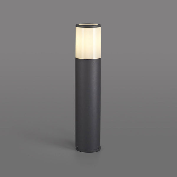 Merrivale IP54 Exterior 45cm Post Light in Anthracite with Opal Diffuser