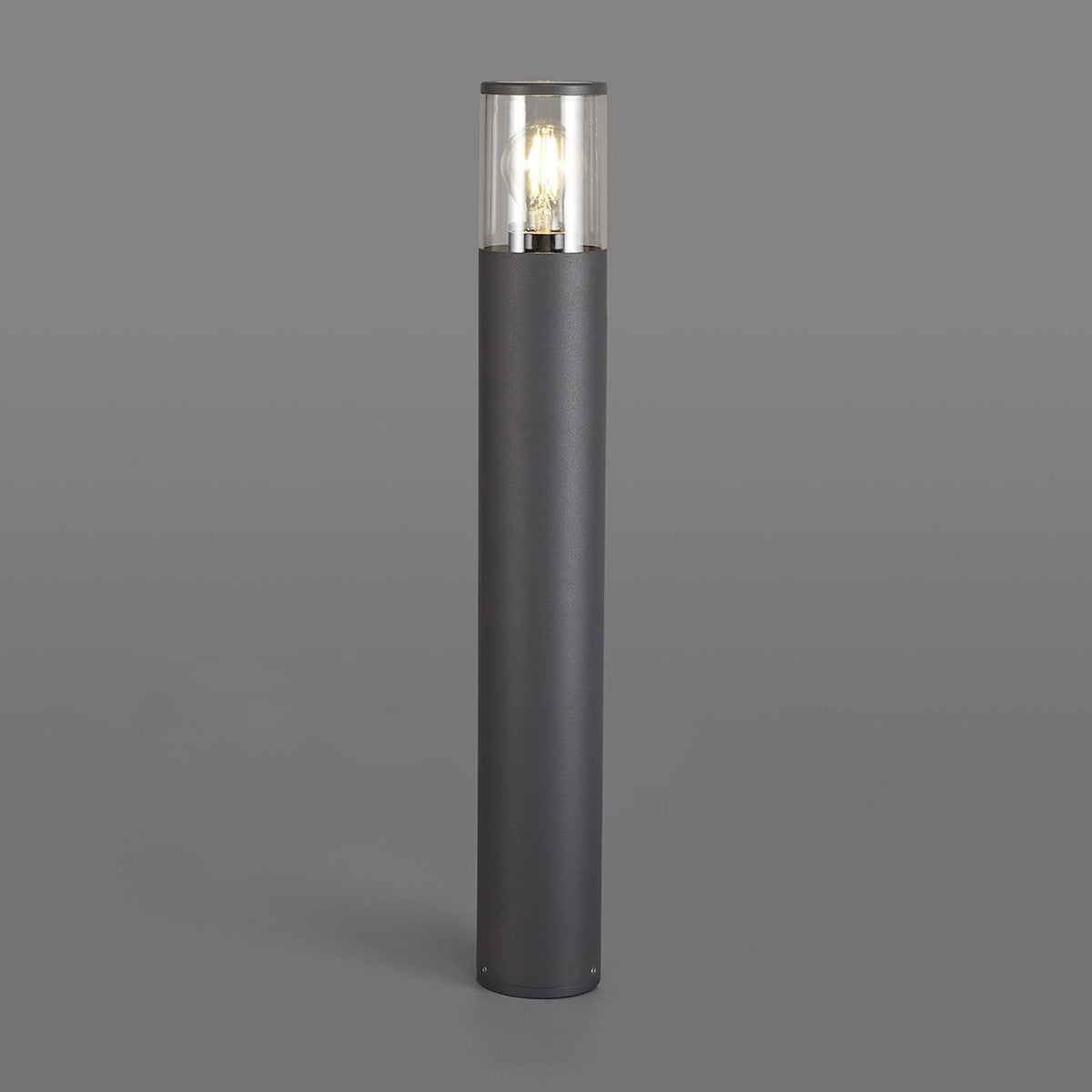 Merrivale IP54 Exterior 65cm Post Light in Anthracite with Clear Diffuser