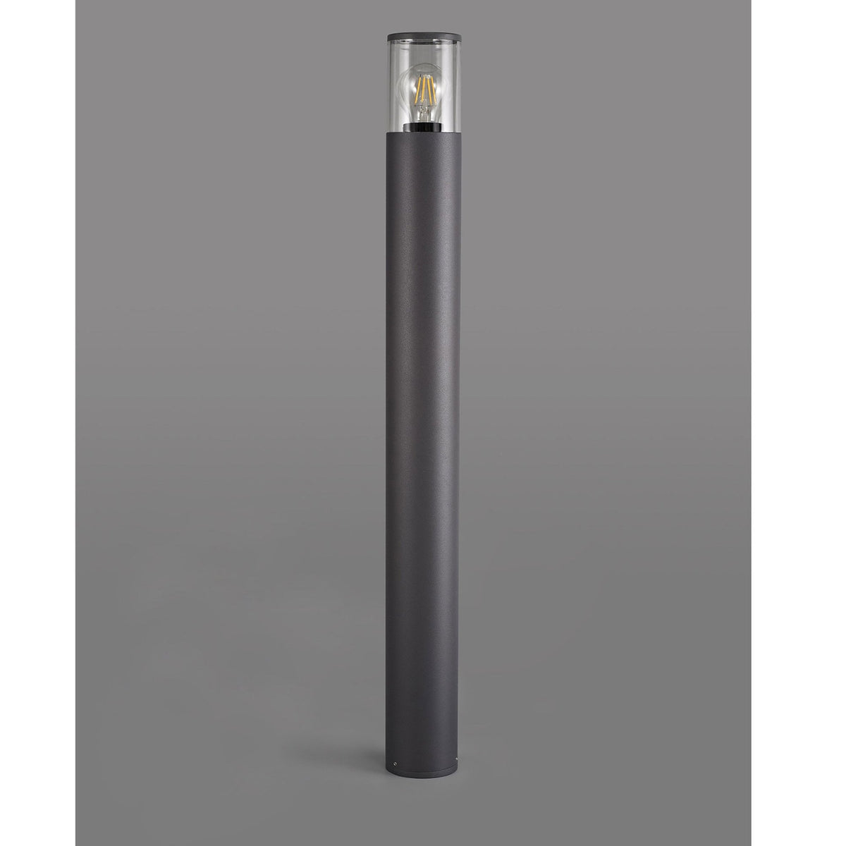 Merrivale IP54 Exterior 90cm Post Light in Anthracite with Clear Diffuser