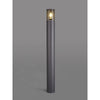 Merrivale IP54 Exterior 90cm Post Light in Anthracite with Smoked Diffuser