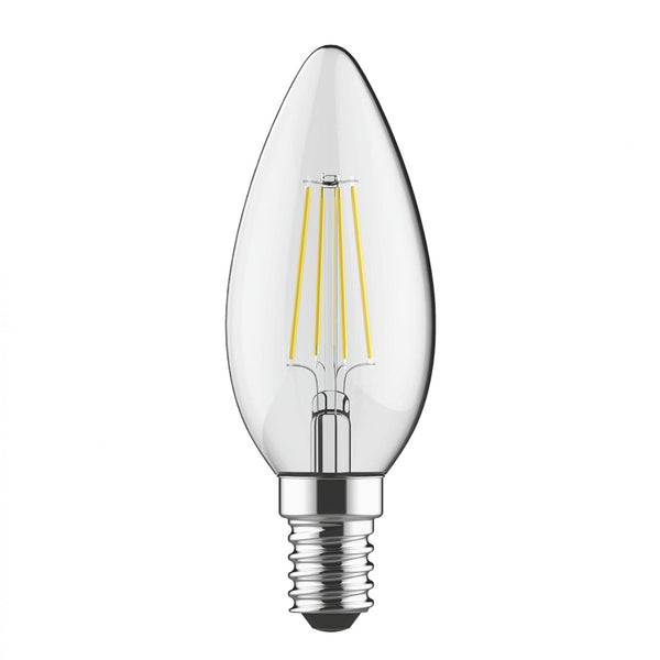 Classic E14 Dimmable Warm White LED Candle 4W 2700K 470lm