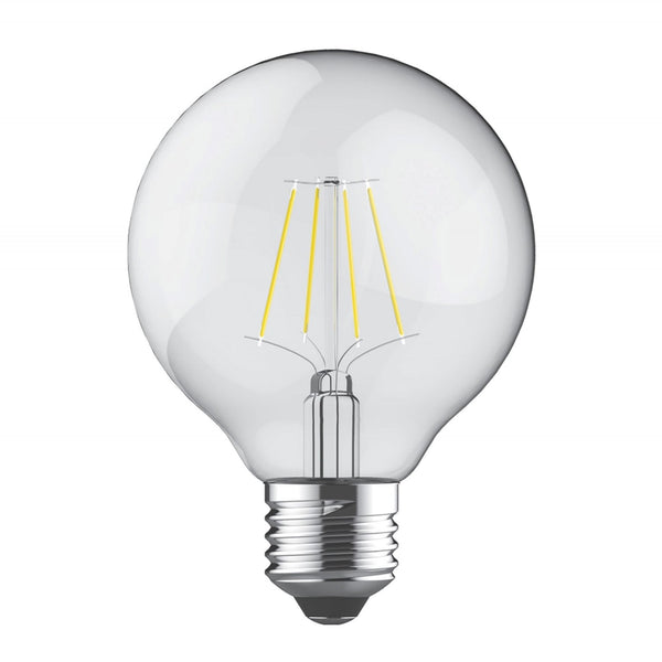 Classic E27 Warm White 80mm LED Globe 4W 2700K 470lm