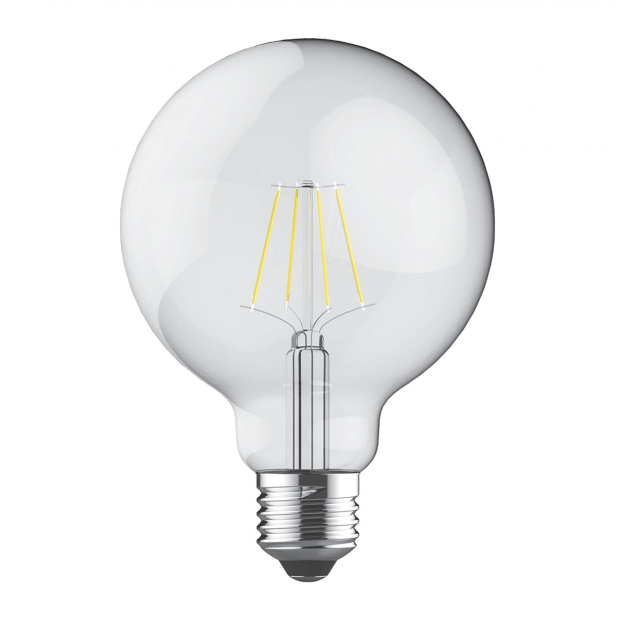Classic E27 LED 95mm Clear Globe 4W 2700K 470lm