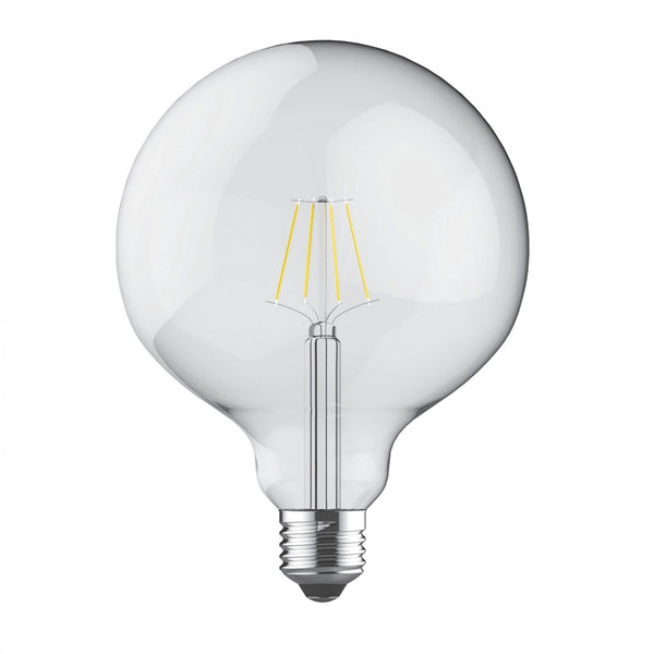 Classic E27 Warm White 125mm Globe LED 4W 2700K 470lm