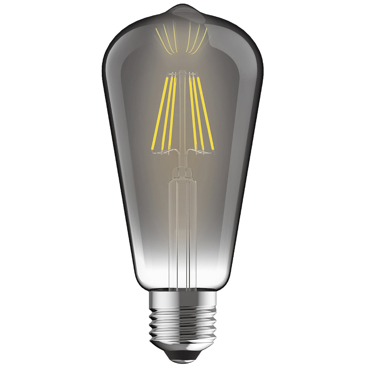 E27 Rustica Dimmable Smoked Pear Shaped LED 6.5W 4000K 630lm