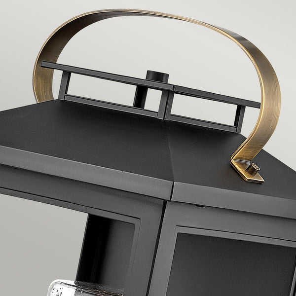 Atwater IP44 Exterior Large Wall Light in Black