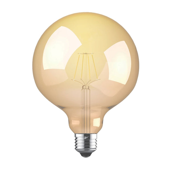 Vintage E27 Extra Warm White Gold 95mm LED Globe 4W 2200K 330lm