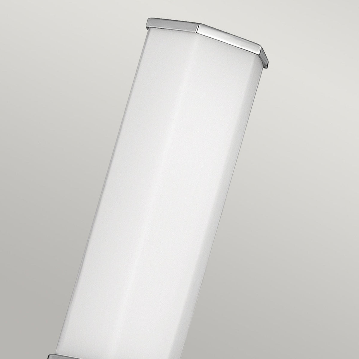 Facet Single IP44 LED Wall Light in Polished Chrome