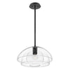 Lotus Pendant or Ceiling Light in Black