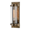 Pearson IP44 Exterior Wall Light in Painted Burnished Bronze